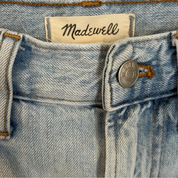 Madewell High Rise Straight Leg Denim The Perfect Vintage Jean in Light Blue, 27 - Picture 4 of 10